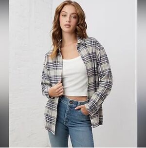 NWT UpWest Women's Flannel Button Down Shirt